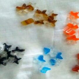 Star Glass Beads